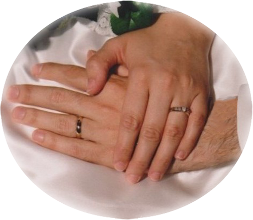 Wedding ring hands